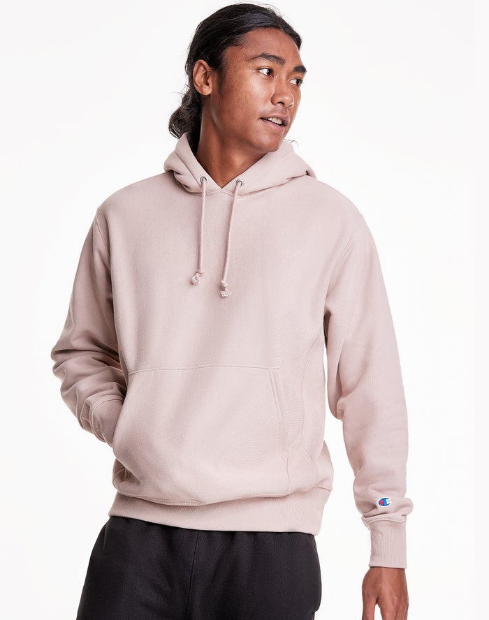 Champion Hoodie Heren - Beige - Reverse Weave® ( 570384-WKD )